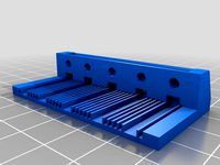 BBC MicroBit stand with cable rails by eldios