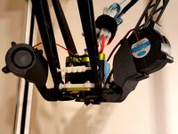 Fan Shroud 40mm x 20mm Blower Style  - Rostock Max by bLITzJoN