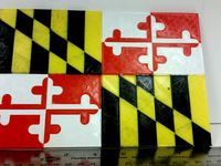Maryland Flag Dual Extrusion by drewbuckingham