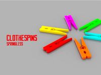 Clothespins - No Spring Required by O3D
