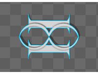 Gemini Syndrome logo keychan by TheChopsee