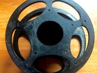 2-Piece Filament Spool with Guide Holes by bmemike