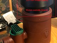 Downpipe adapter 110mm to 90mm (HT-Rohr, Abflussrohr) by JPgxuAHFR22RQo