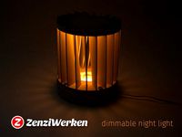 Dimmable Night Light cnc/laser by ZenziWerken