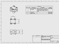 Leg mounts for 16mm carbon tubes by Googliola