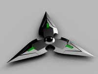 Genji's Shuriken by Doric
