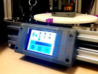 Kossel LCD housing for 2.8 inch LCD with touch screen by gingko