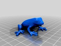 Low Poly Frog by TK3DPrinting