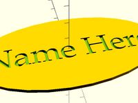 Simple Name Plate by fm_ezra6_1