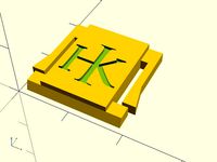 HK branded Camera Hotshoe Cover by HaDAk