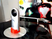 LG 360 Cam to 12" record adapter by benjaminbellamy