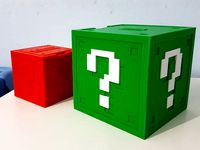 Mario Question Block Coin Bank XL by mshrg