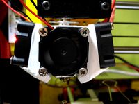 E3DV6 type fan support by Hangarzero