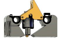 Volcano Fan Mount for Robo3d Titan Carriage by YogiG