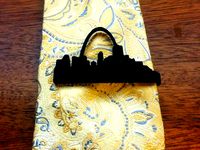 St. Louis Skyline Tie Clip by viper1619