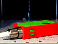 Box Mod bottom feeder mechanical with push button lock (v2) by mc0676