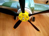 5 blade holder replacement for Durafly Spitfire Mk-24 by w4swd