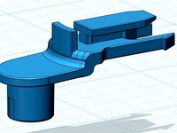 Bosch Fridge Evaporator Door Hinge by Jorn_R