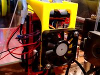 Ramps 1.4 50mm Fan Bracket by baldygitt