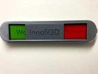 Door sign; Welcome / Occupied  by Innofil3d