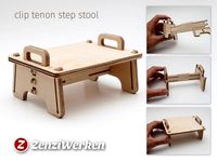 Clip Tenon Step Stool cnc by ZenziWerken