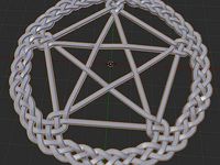 Knotwork Star Decoration by pauljs75