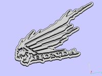 honda monster keychain by shura2000