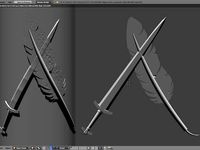 The Pen vs The Sword by abrokadabra