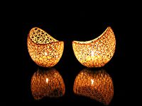 Filigree double wall tealight holder by graph