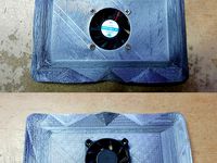 InMoov Door Cover battery by grattounet