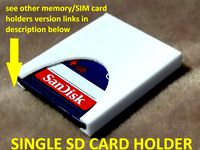 Single SD Memory card holder by Brainrelates