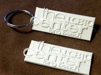 The LGBTQ Center Long Beach keychain charm by Brainrelates