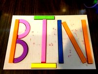 Consonant Vowel Consonant (CVC) Plate Word and Letter Formation by ttd