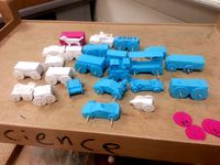 Toothpick Toy Cars by mfritz