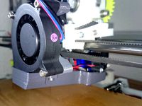 Mendel90 Radial Fan Duct E3D by Hackbert