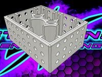 Tools Holder - Glue Sticks(6) M4 - compatible with 2020 extrusion or Stephens UM by StephensEngineering