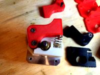 Flex Filament Direct Drive Extruder (Max Micron and other Prusa i3's ) by Thomllama