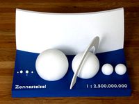 Scale model of the Solar System by 3dmaan