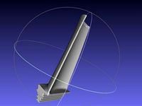gas turbine blade by apaltd