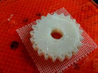 Old original Mendel z-driven-pulley_2off part (no rim) by jkeegan