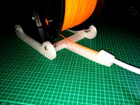 Simple Filament spool stand v2 with filament guide by a768phoenix