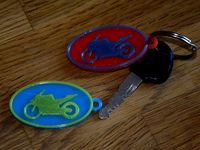 Motorcycle keychain by keyjay