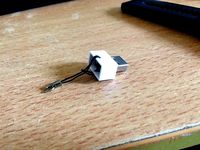 Little usb key holder/ porte clé usb by Cetiennec