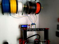Filament Spool Wall Mount + Hub by Ferjerez