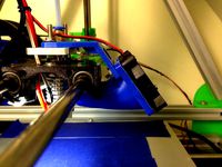 50mm Fan Duct and Mount Cooler (MendelMax Bowden) by VulcanMonk
