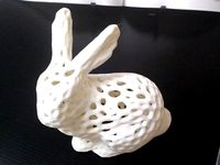 My Meshmixer Rabbit made out of the basic rabbit model by Pboek