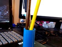 SpaceX Falcon 9 1st Stage Pencil Holder by josecmm01