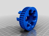 MBS All-Terrain Longboard Wheels 38 Tooth Lock Nut Pulley for 9mm, 12mm, 15mm Belt by JuniorPotato93