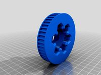 MBS All-Terrain Longboard Wheels 48 Tooth Lock Nut Pulley for 9mm, 12mm, 15mm Belt by JuniorPotato93