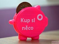 Piggy Bank - Fridge Magnet by BambeXo